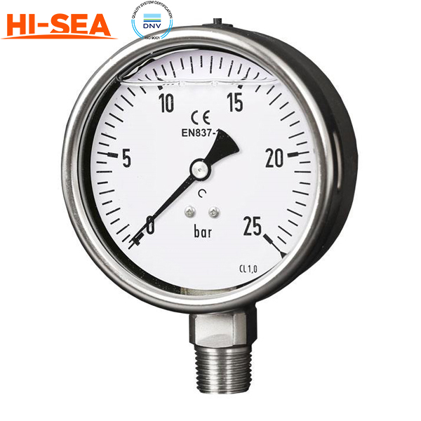 Marine T type Pressure Gauge  